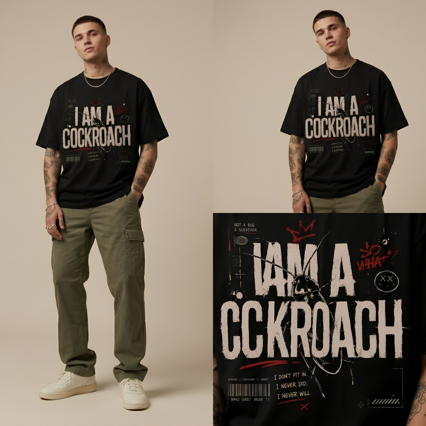 I AM A COCKROACH